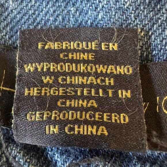 House of Harlow 1960 Stretch Cotton Denim High Rise Wide Leg Retro Jeans Size 30 - Picture 10 of 12